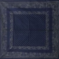 120x120 cm kékfestő terítő