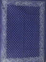 200x120 cm kékfestő terítő