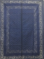 220x150 cm kékfestő terítő